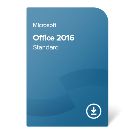 Microsoft Office 2016 Standard, 021-10554 elektronický certifikát