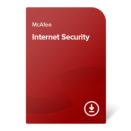 McAfee Internet Security – 1 rok Pro 10 zařízení, elektronický certifikát