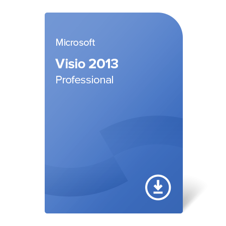 Microsoft Visio 2013 Professional, D87-05358 elektronický certifikát