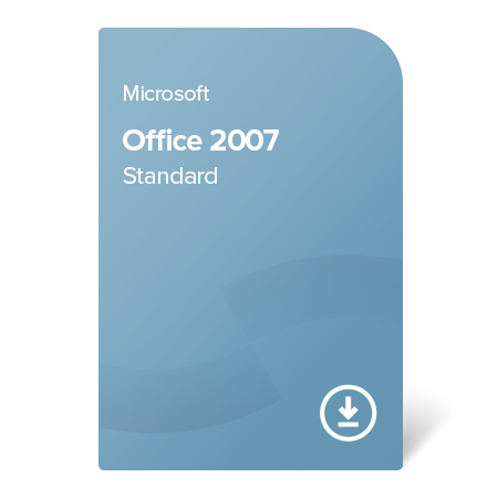 Microsoft Office 2007 Standard OLP NL, 021-07746 elektronický certifikát