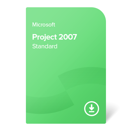 Microsoft Project 2007 Standard, 076-03968 elektronický certifikát