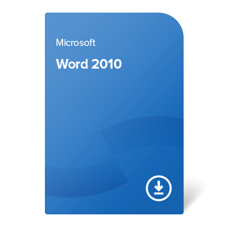 Microsoft Word 2010, 059-07628 elektronický certifikát
