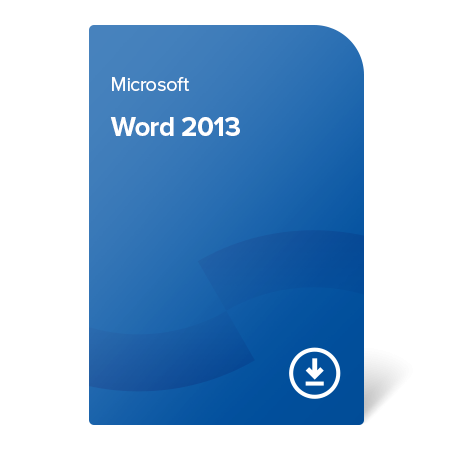 Microsoft Word 2013, 059-08267 elektronický certifikát