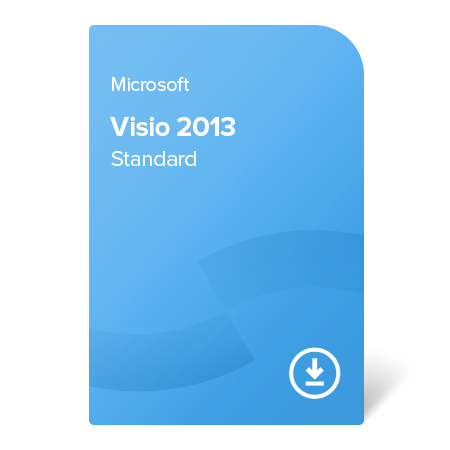 Microsoft Visio 2013 Standard, D86-04736 elektronický certifikát