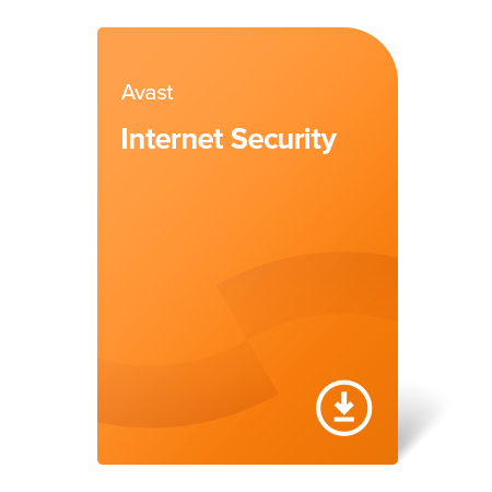 Avast Internet Security – 2 roky Pro 1 zařízení, elektronický certifikát