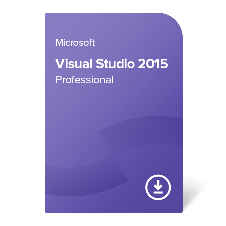 Microsoft Visual Studio 2015 Professional, C5E-01235 elektronický certifikát