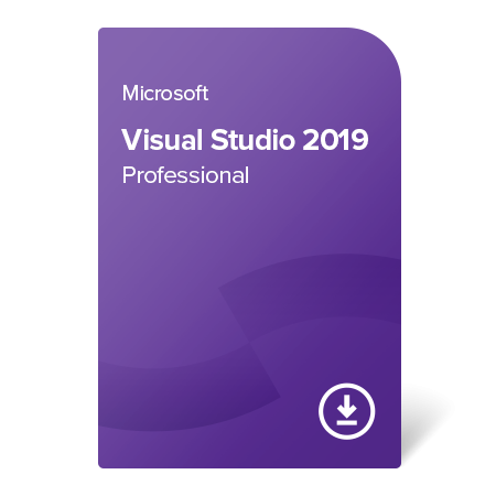 Visual Studio 2019 Professional elektronický certifikát