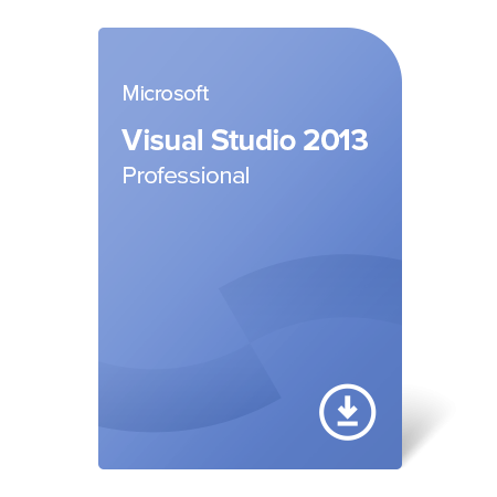 Visual Studio 2013 Professional elektronický certifikát