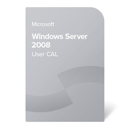 Microsoft Windows Server 2008 User CAL, R18-00145 elektronický certifikát