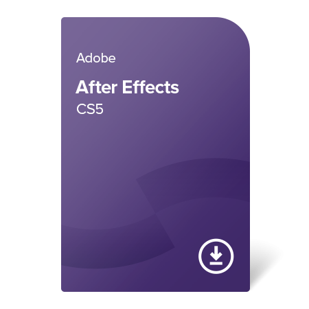 Adobe After Effects CS5 (DE) – trvalé vlastnictví elektronický certifikát