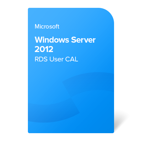 Microsoft Windows Server 2012 RDS User CAL, 6VC-01755 elektronický certifikát
