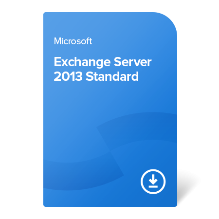 Microsoft Exchange Server 2013 Standard, 312-02303 elektronický certifikát