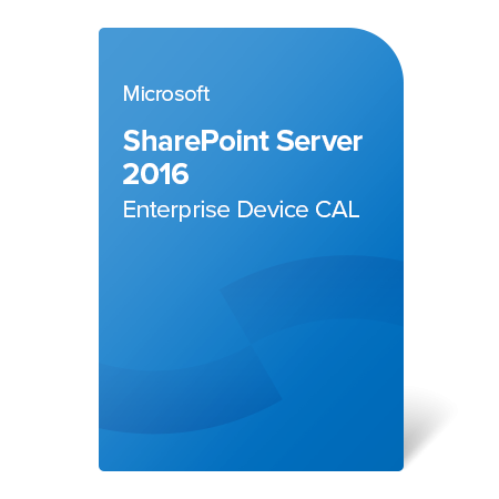 Levně Microsoft SharePoint Server 2016 Enterprise Device CAL, 76N-03787 elektronický certifikát