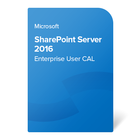 Microsoft SharePoint Server 2016 Enterprise User CAL, 76N-03787 elektronický certifikát