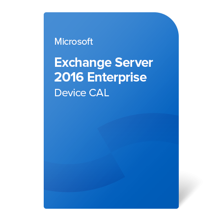 Microsoft Exchange Server 2016 Enterprise Device CAL, PGI-00683 elektronický certifikát