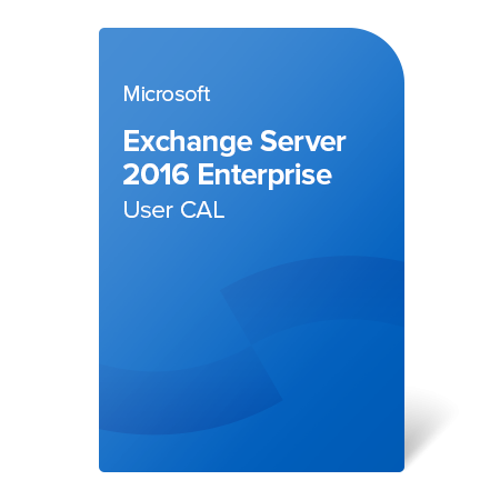 Microsoft Exchange Server 2016 Enterprise User CAL, PGI-00685 elektronický certifikát