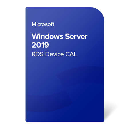 Microsoft Windows Server 2019 RDS Device CAL, 6VC-03747 elektronický certifikát