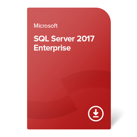 Microsoft SQL Server 2017 Enterprise (2 cores), 7JQ-01275 elektronický certifikát
