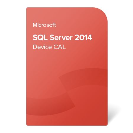 Microsoft SQL Server 2014 Device CAL, 359-06320 elektronický certifikát