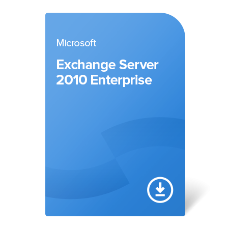Microsoft Exchange Server 2010 Enterprise, 395-02556 elektronický certifikát
