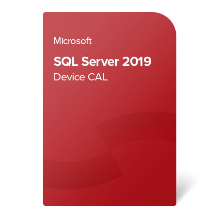 SQL Server 2019 Device CAL elektronický certifikát