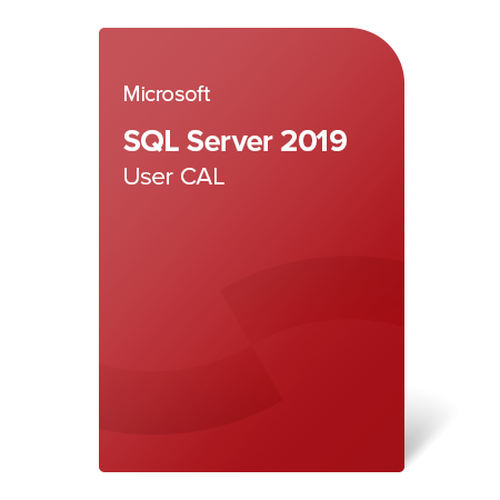 SQL Server 2019 User CAL elektronický certifikát