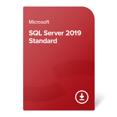 SQL Server 2019 Standard (2 cores) elektronický certifikát