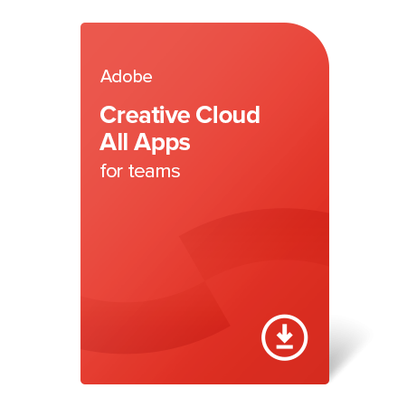Levně Adobe CC All Apps for teams (Multi-Language) – 1 rok digital certificate