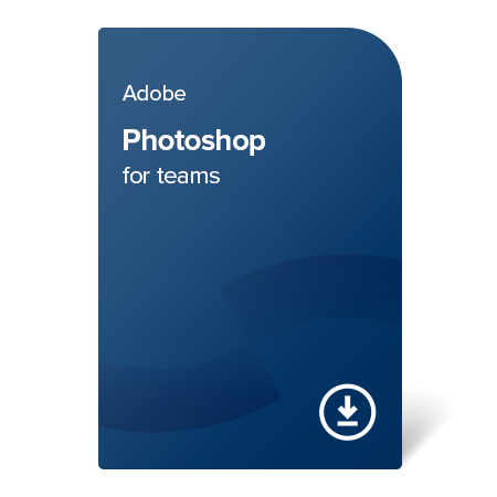 Adobe Photoshop for teams (EN) – 1 rok digital certificate