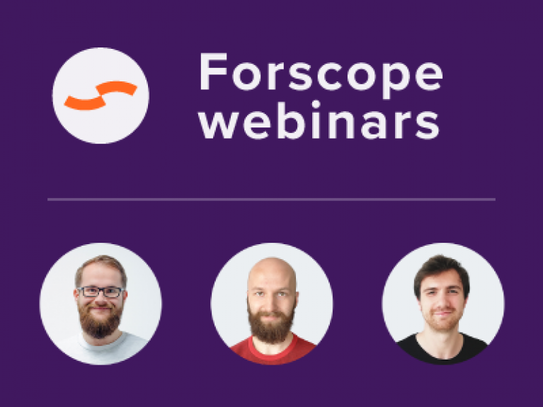Forscope webináře: Zjistěte více o druhotném softwaru od našich expertů!