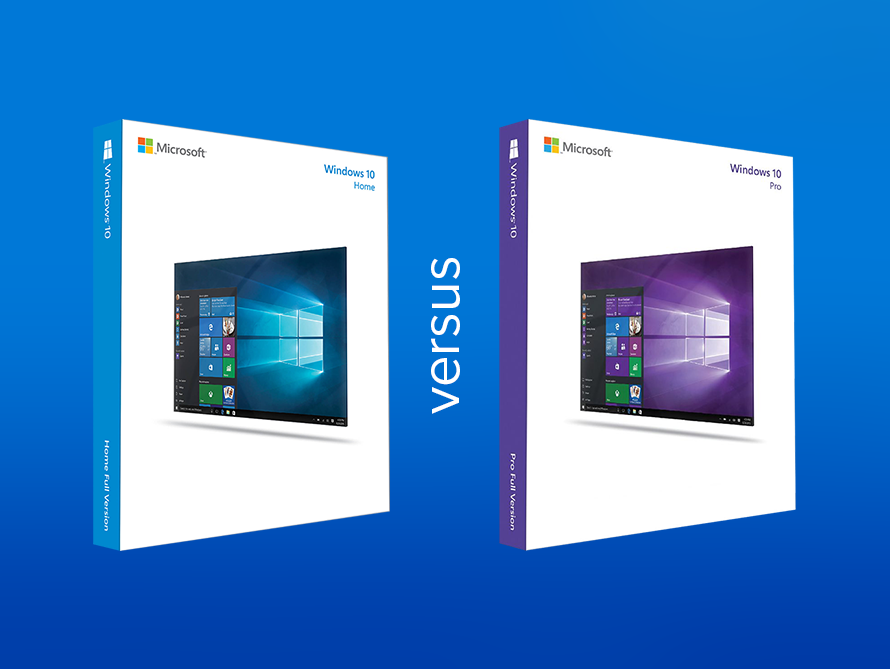What's the difference between Windows 10 Home and Professional