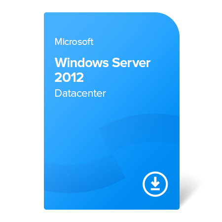Windows Server 2012 Datacenter (2 CPU) elektronički certifikat