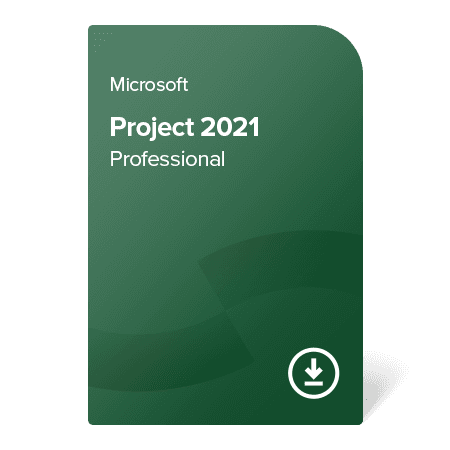 Project Professional 2021 digital certificate