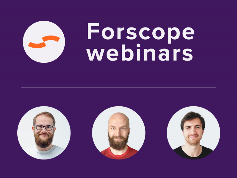 Forscope webinár: Tudjon meg többet másodlagos szoftvereinkről szakértőnktől!