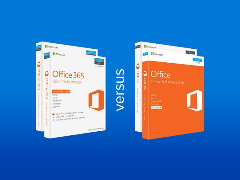 Jak wybrać pomiędzy Office 2016, a Microsoft 365?