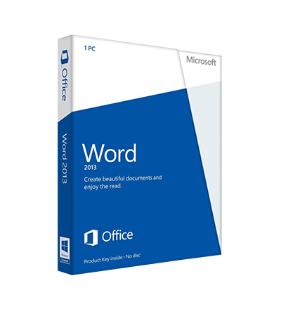 Microsoft Word 2013, 059-08267 certificat electronic