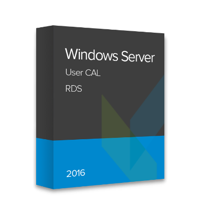 Microsoft Windows Server 2016 RDS User CAL, 6VC-03224 certificat electronic