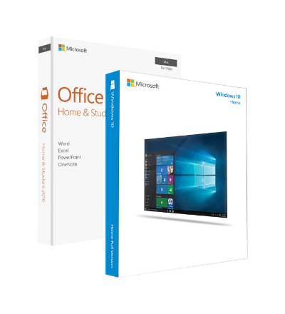 Windows 10 Home + Office 2016 Home and Student (W10H-O16HS-ESD) certificat electronic