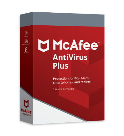 McAfee AntiVirus Plus – 1 an număr nelimitat de dispozitive