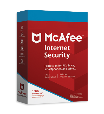 McAfee Internet Security – 1 an număr nelimitat de dispozitive