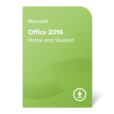 Office 2016 Home and Student (79G-04597) certificat electronic