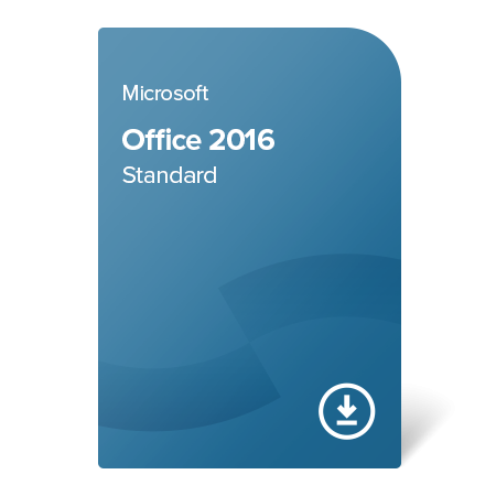 Office 2016 Standard (021-10554) certificat electronic