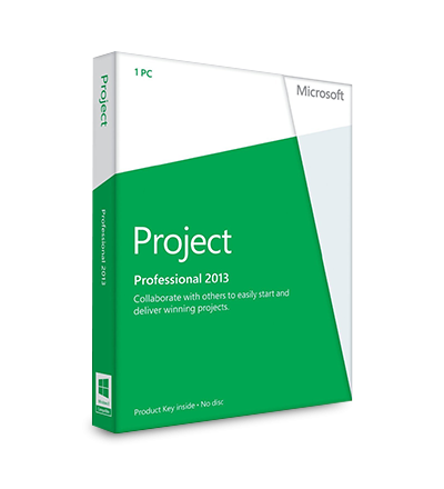 Project 2013 Professional (H30-03733) certificat electronic