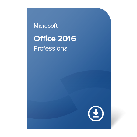 Microsoft Office 2016 Professional, All language (269-16805) elektronický certifikát