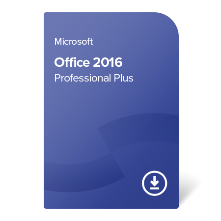 Microsoft Office 2016 Professional Plus (79P-05537) elektronický certifikát