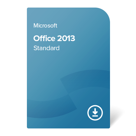 Microsoft Office 2013 Standard OLP NL, 021-10257 elektronický certifikát