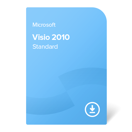 Microsoft Visio 2010 Standard, D86-04533 elektronický certifikát