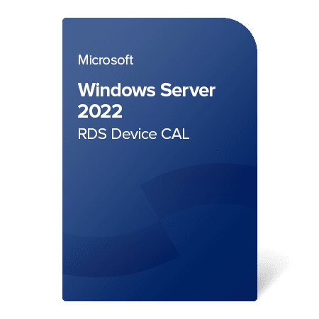 Microsoft Windows Server 2022 RDS Device CAL digital certificate